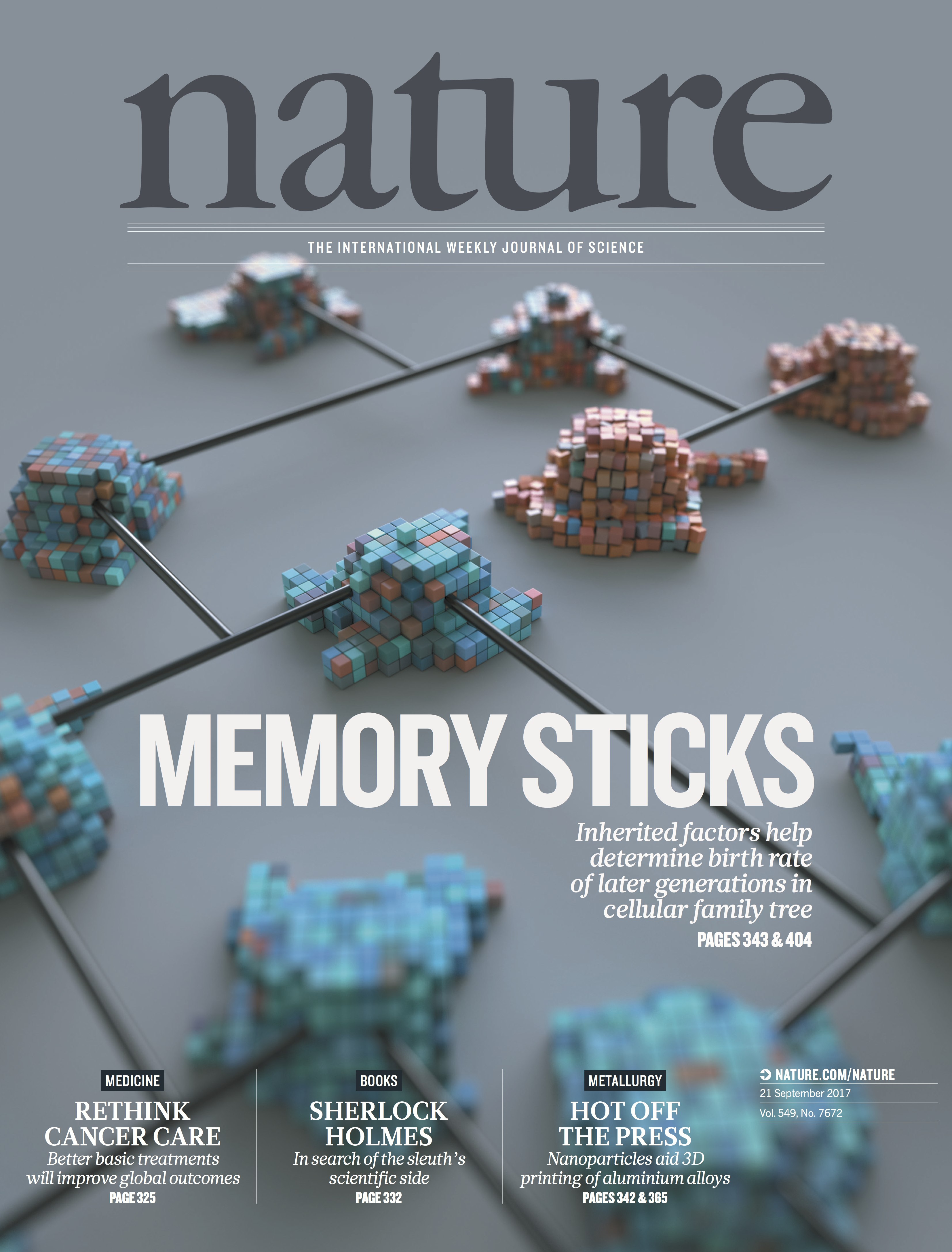 Hee Won Yang, Mingyu Chung, Takamasa Kudo, and Tobias Meyer featured on the cover of Nature