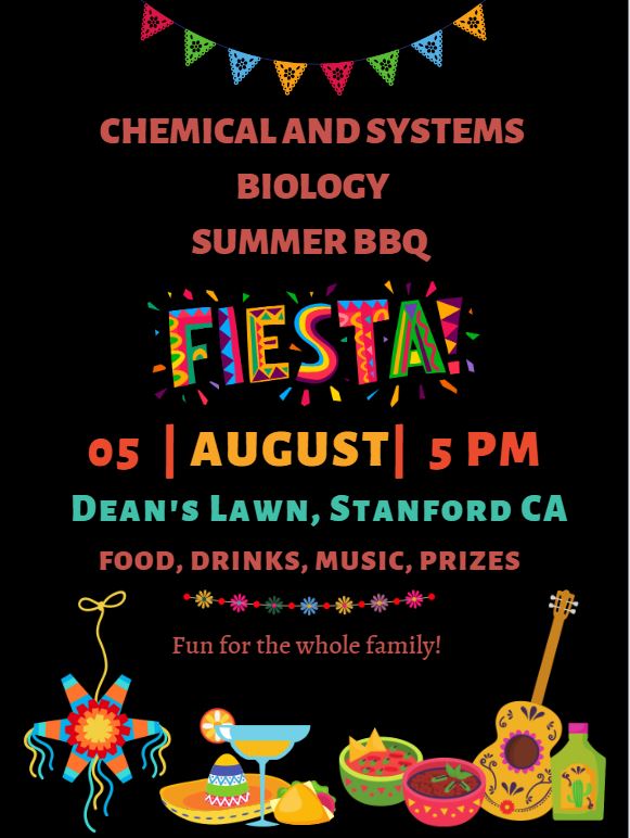 Join us! CSB Summer BBQ, Friday, August 5, Deans Lawn, Stanford, CA