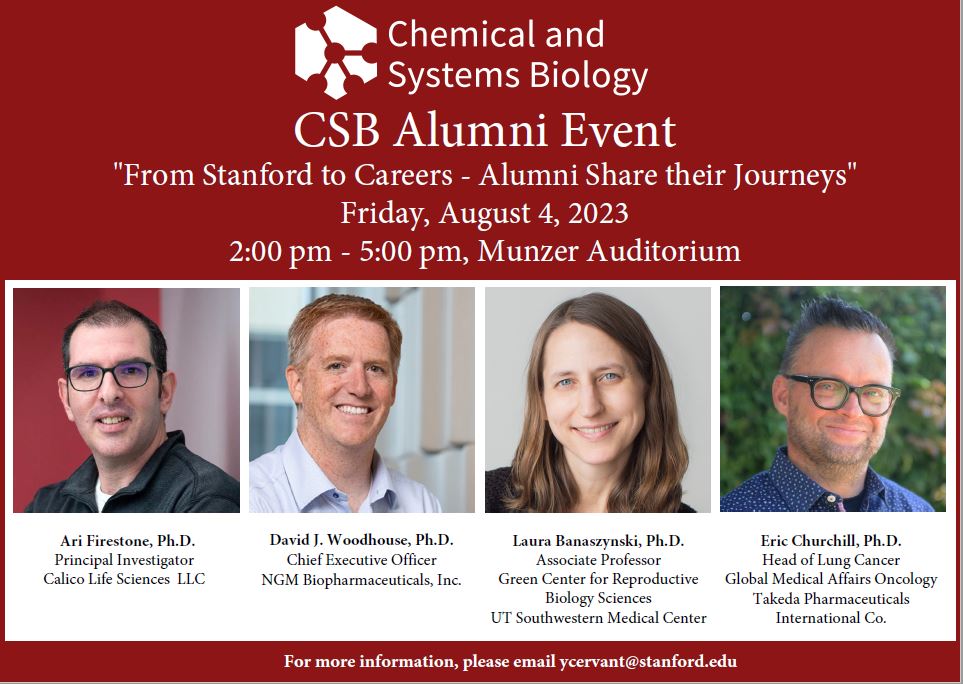 CSB Alumni Event: “From Stanford to Careers – Alumni Share their Journeys” 