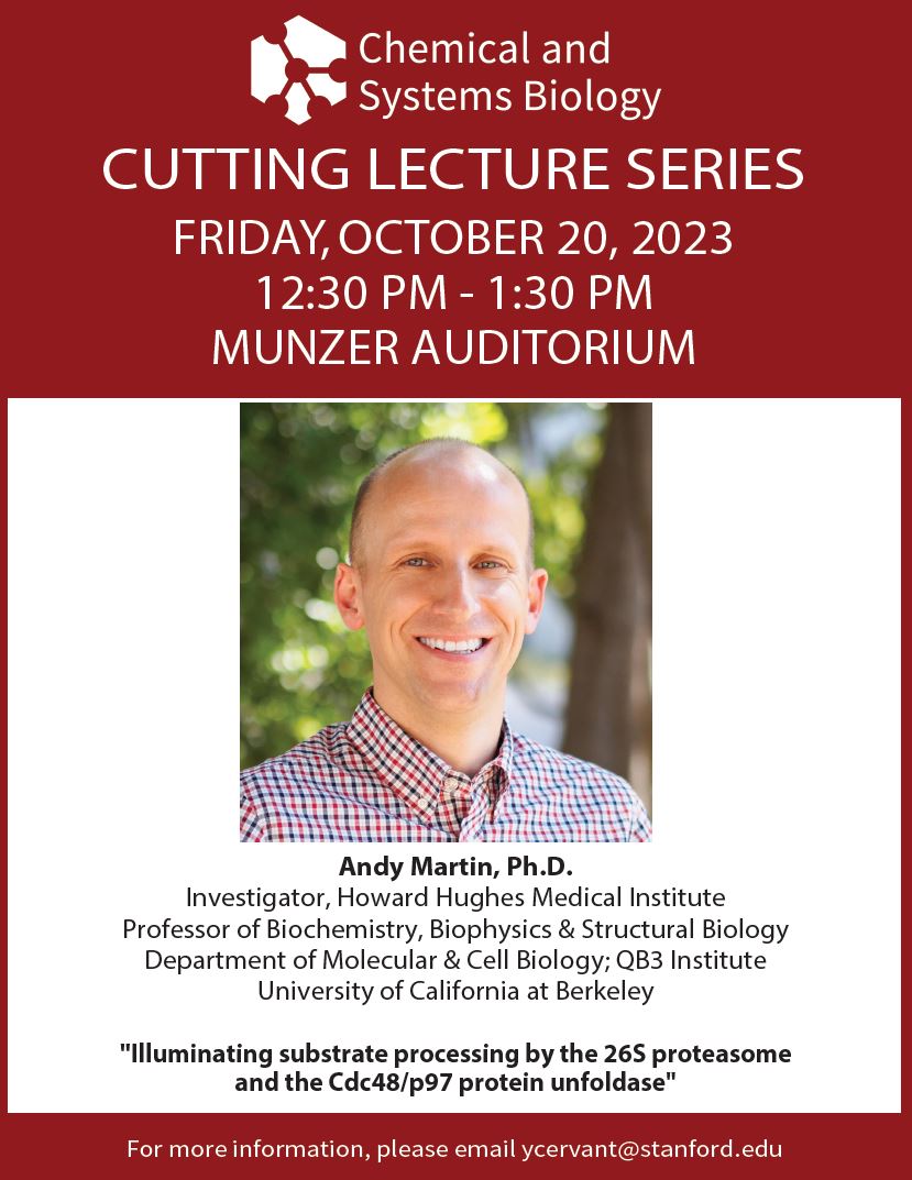 CSB Cutting Lecture Series, Professor Andy Martin, October 20, Munzer!