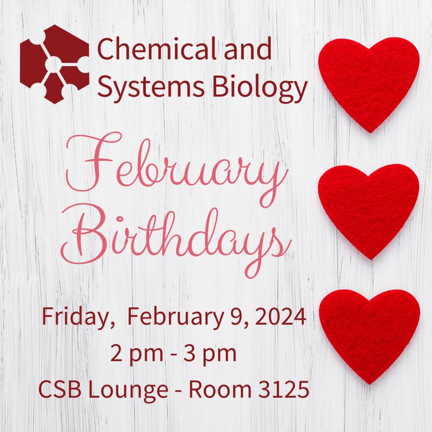 CSB Monthly Birthday Celebration, February 9, 2024