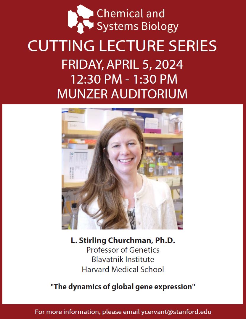 CSB Cutting Lecture Series: L. Stirling Churchman, Ph.D., Friday, April 5, 2024