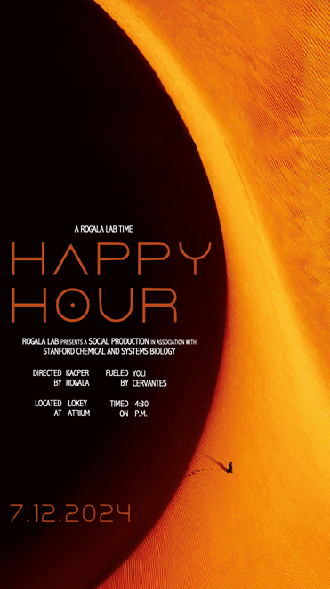 Rogala Lab Happy Hour – Friday, July 12, 2024, 4:30 pm